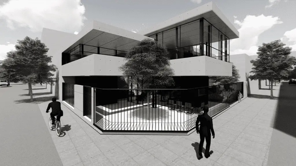 Perspectiva de vivienda en mataderos