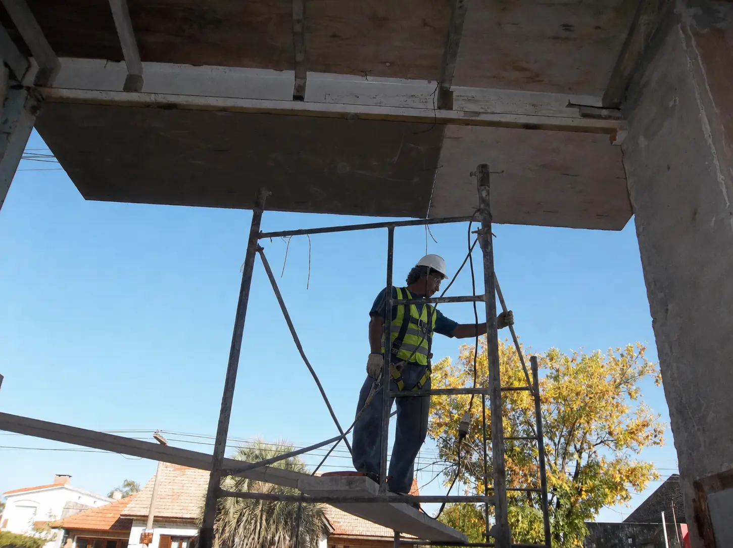 Vivienda compacta y ampliación — registro real de obra 34